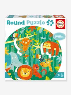 Idées cadeaux bébés et enfants-Puzzle rond 28 pièces La jungle - EDUCA