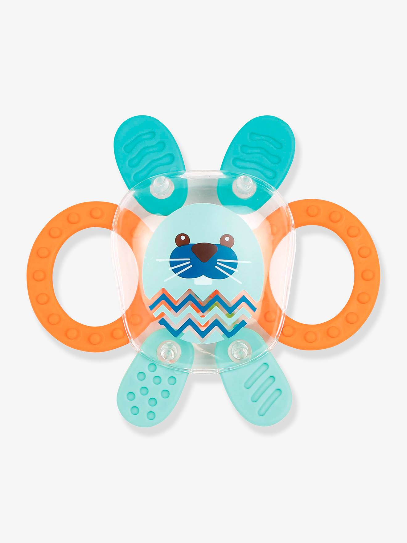 Hochet lapin - turquoise