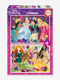 Jouet-Jeux éducatifs-Puzzles-2X48 pièces Puzzles Disney Princesses - EDUCA