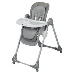 Puériculture-BEBECONFORT OLEA Chaise haute bébé, évolutive, multi-positions; de la naissance à 3 ans (15 kg), Tinted gray