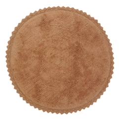 -Tapis rond - NATTIOT - Perla - Coton 100% - Lavable en machine - D 110 cm