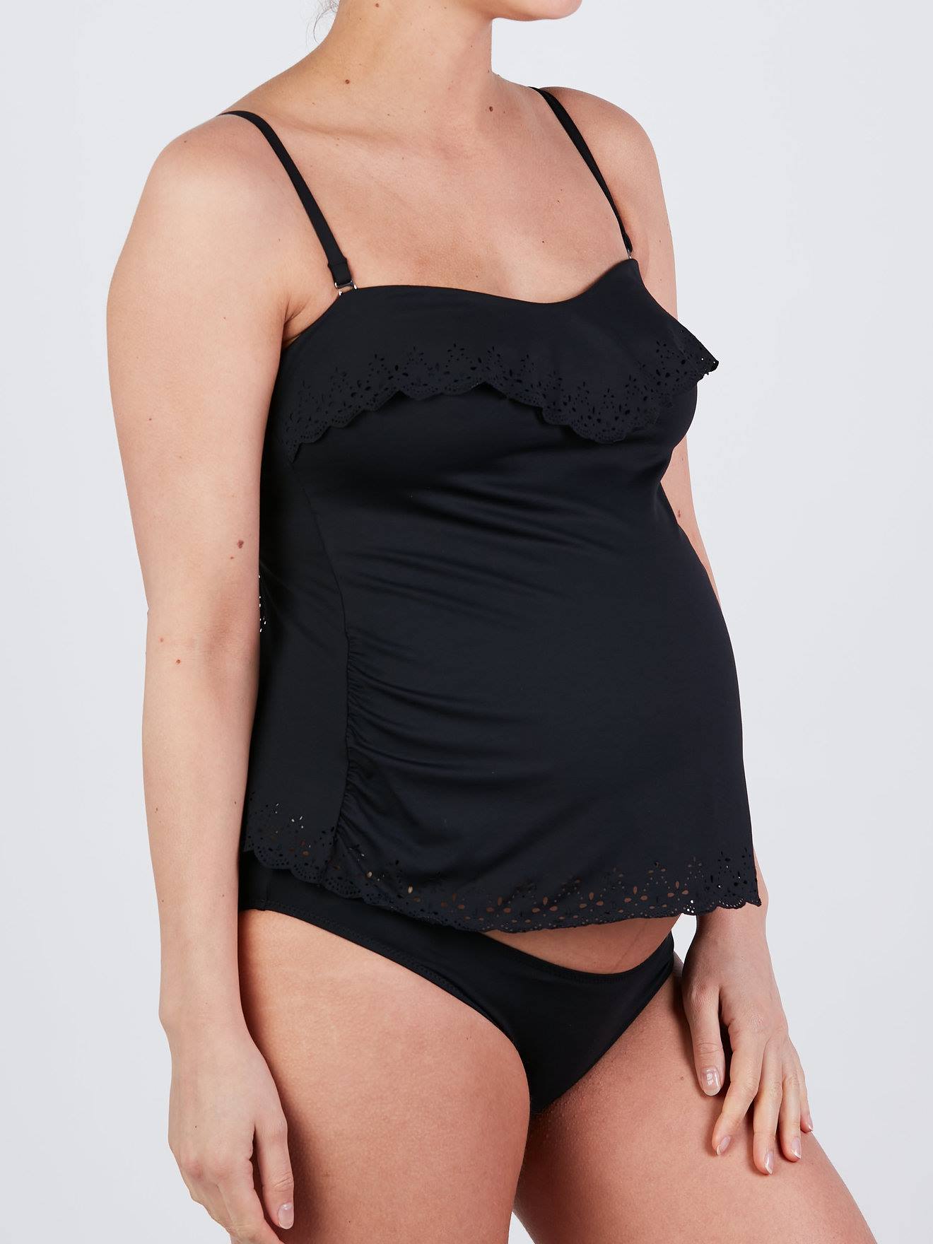 Tankini de grossesse Bloom CACHE-COEUR noir