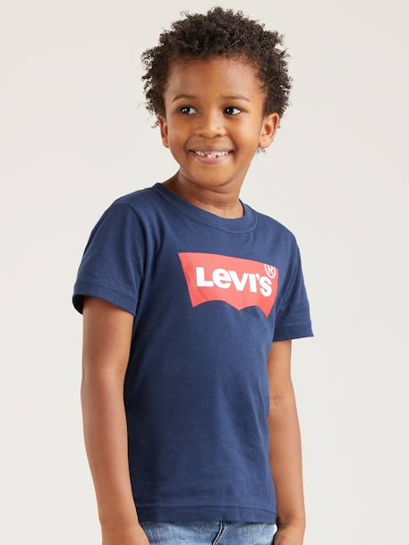 T-shirt Batwing garçon Levi's® blanc+bleu+bleu grisé 7 - vertbaudet enfant 