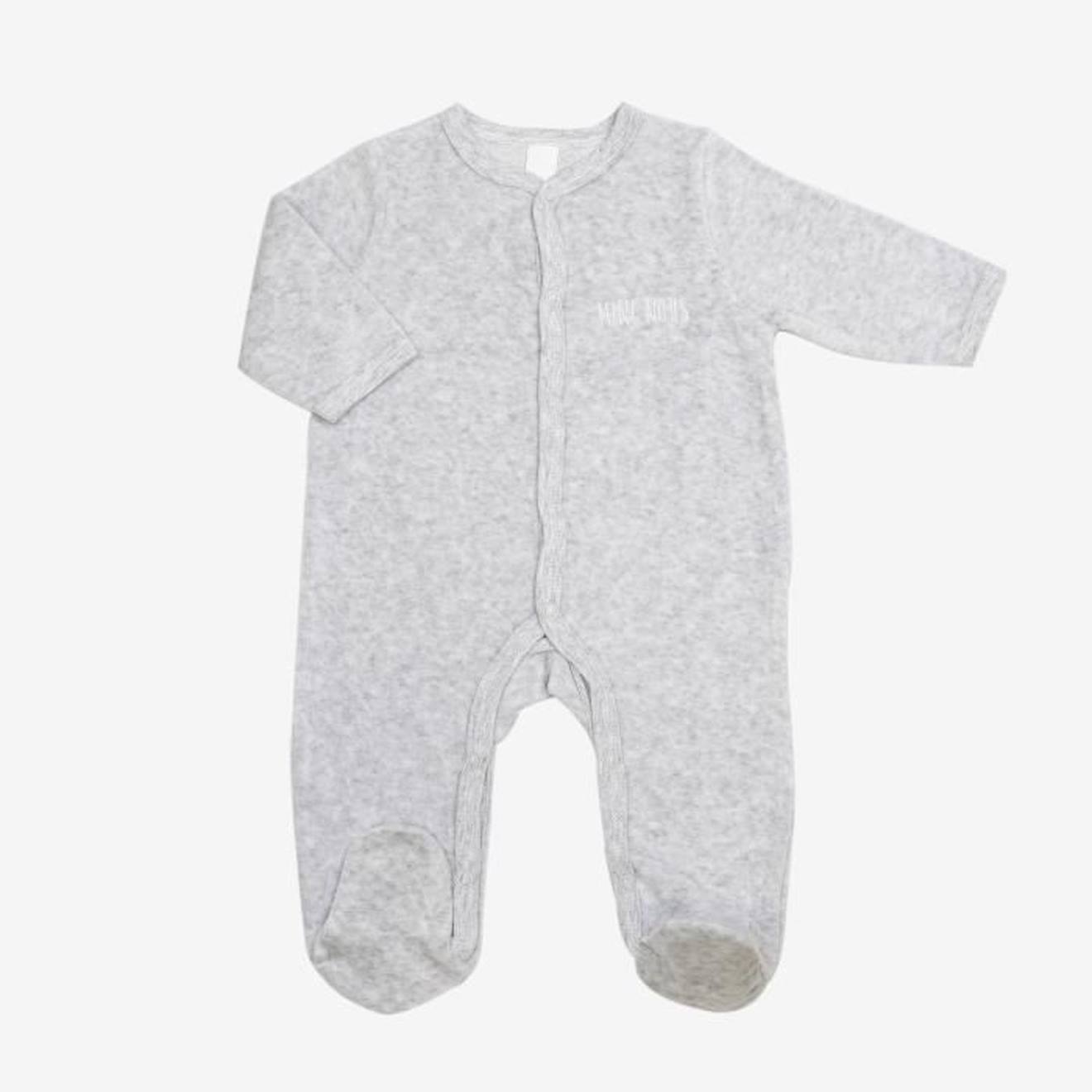 Pyjama Bébé 1 Mois - Trois Kilos Sept Gris
