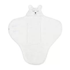 Linge de maison et décoration-Linge de lit bébé-Couverture, édredon-Couverture câline Bunny Blanc Neige Jollein - Blanc - 105 X 100 cm
