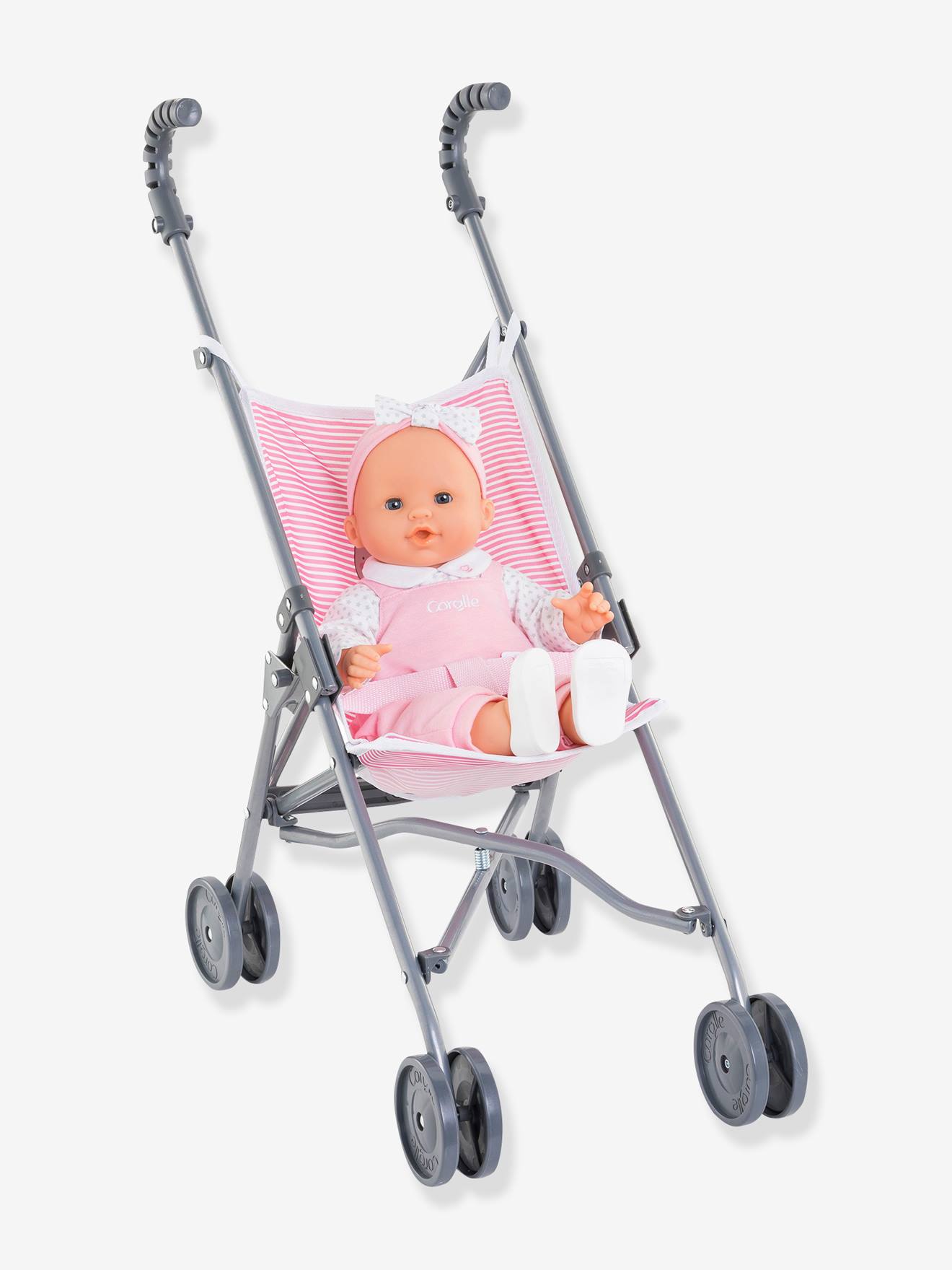 Poussette Canne - Corolle Rose