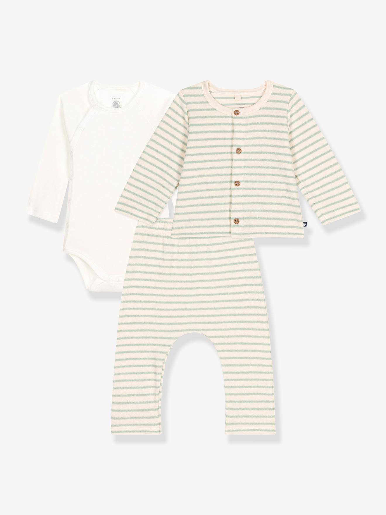Ensemble 3 pices bb ray vert 36 €