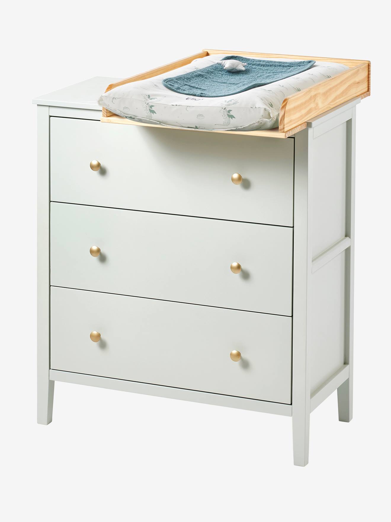 Commode PARISIENNE 42 cm vert d'eau (Vertbaudet) - Image 1