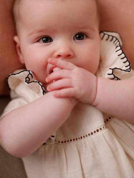 Bébé-Robe en gaze de coton naissance