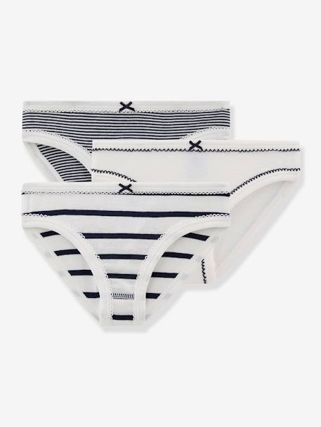 Fille-Lot de 3 culottes rayées petite fille