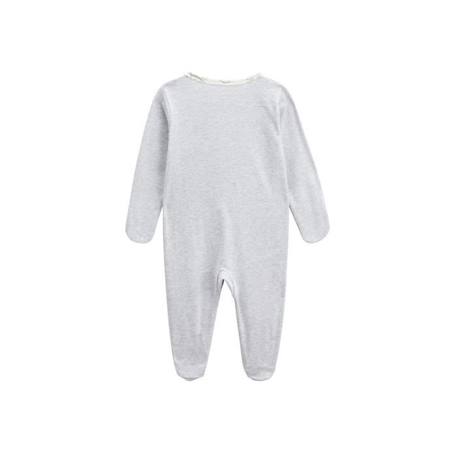 Pyjama bébé ouverture zippée Frimousse GRIS 2 - vertbaudet enfant 