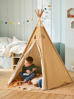 Jouet-Tipi réversible Géronimo en tissu et bois FSC®