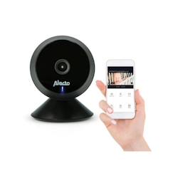 Puériculture-Écoute-bébé, humidificateur-Babyphone Wi-Fi avec caméra ALECTO SMARTBABY5BK Noir - Ondes zéro émission - Numérique - DECT