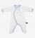 Pyjama bébé Coton Bio blanc motifs étoiles BEIGE+BLEU+GRIS+ROSE 6 - vertbaudet enfant 