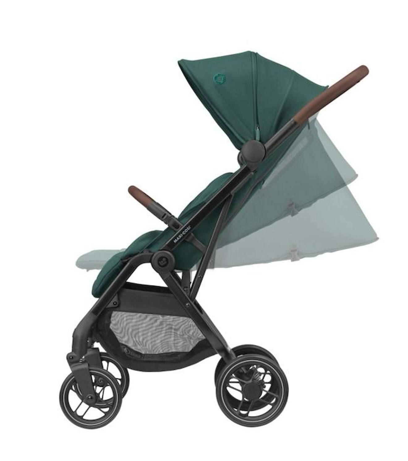 Maxi-cosi Poussette Ultra-compacte Soho, De La Naissance À 4 Ans (22kg), Pliage Compact D’une Main, Mineral Green Vert