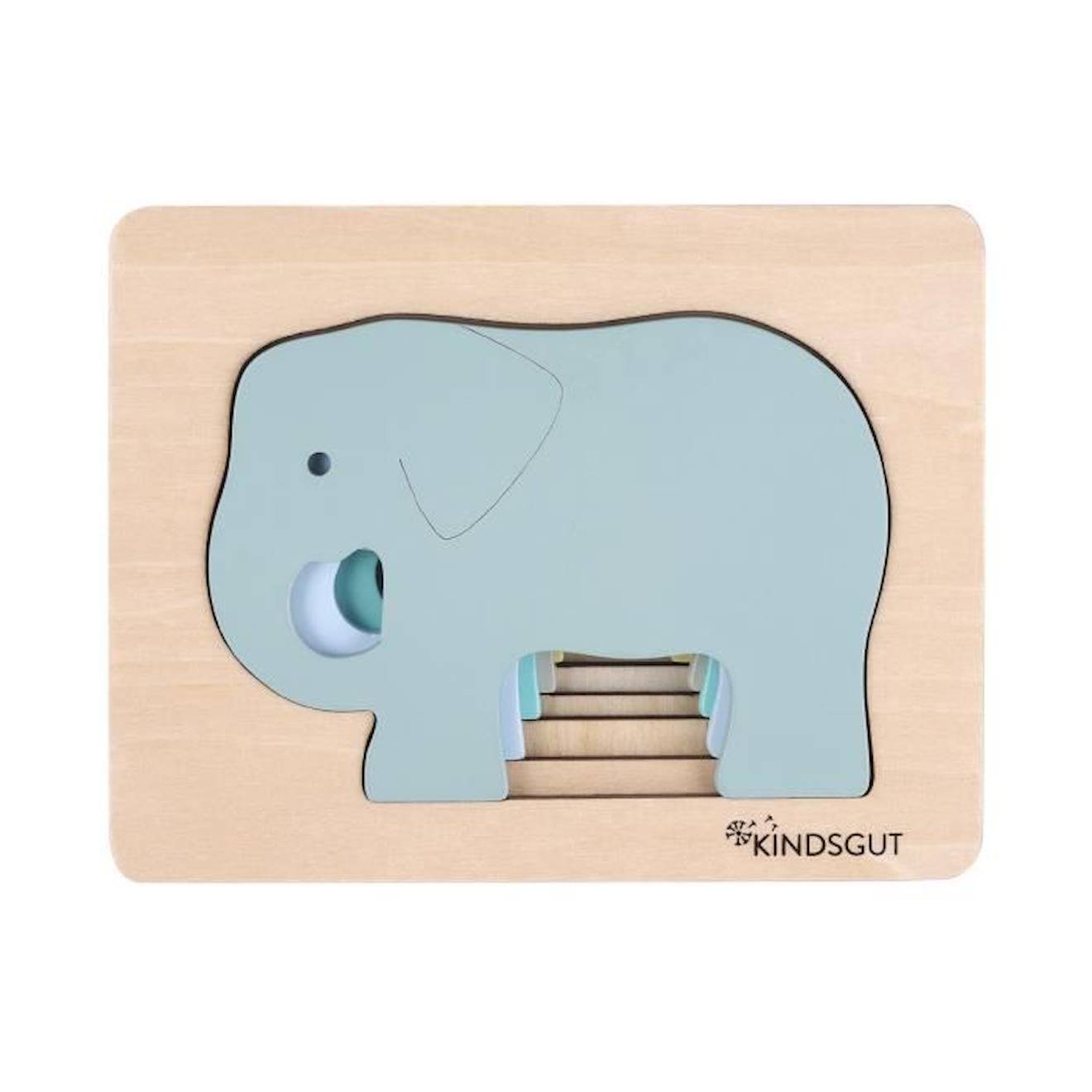 Jeu D'éveil- Puzzle Elephant Vert