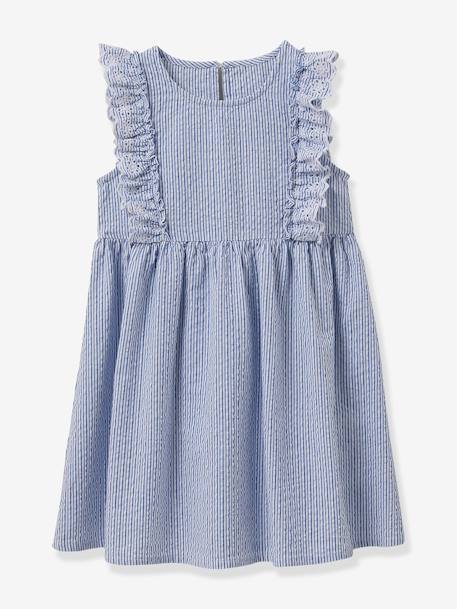 Robe seersucker fille  - vertbaudet enfant