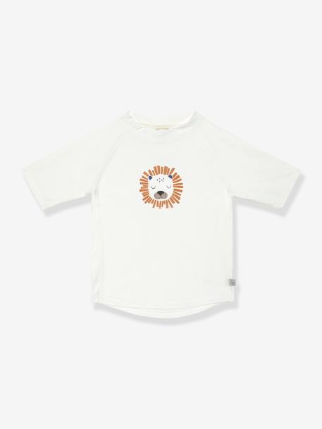 Tee-shirt anti-UV bébé Arc-en-ciel LÄSSIG manches courtes blanc+écru+rose poudré+vert 1 - vertbaudet enfant 