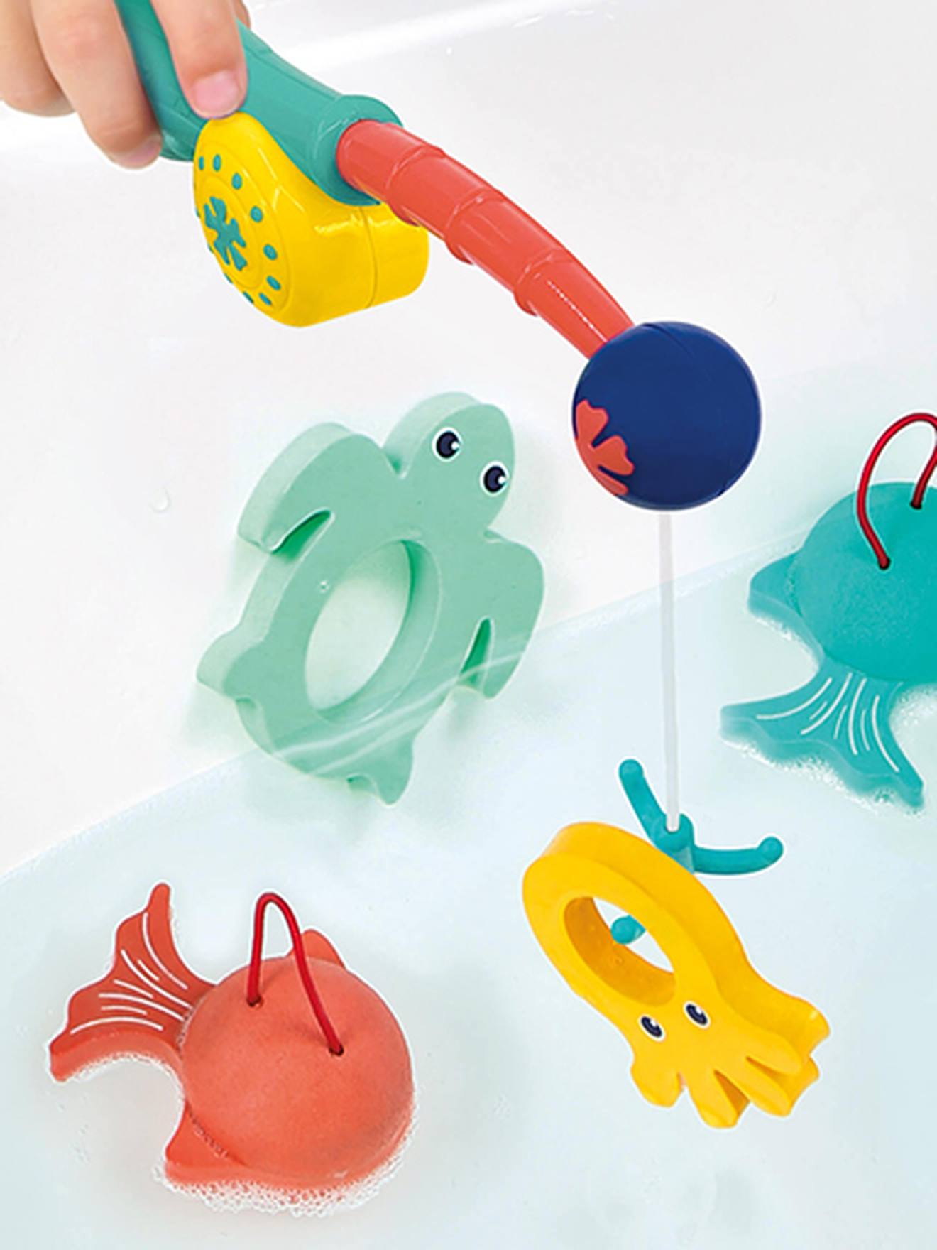 Pêche à la ligne en mousse - multicolore