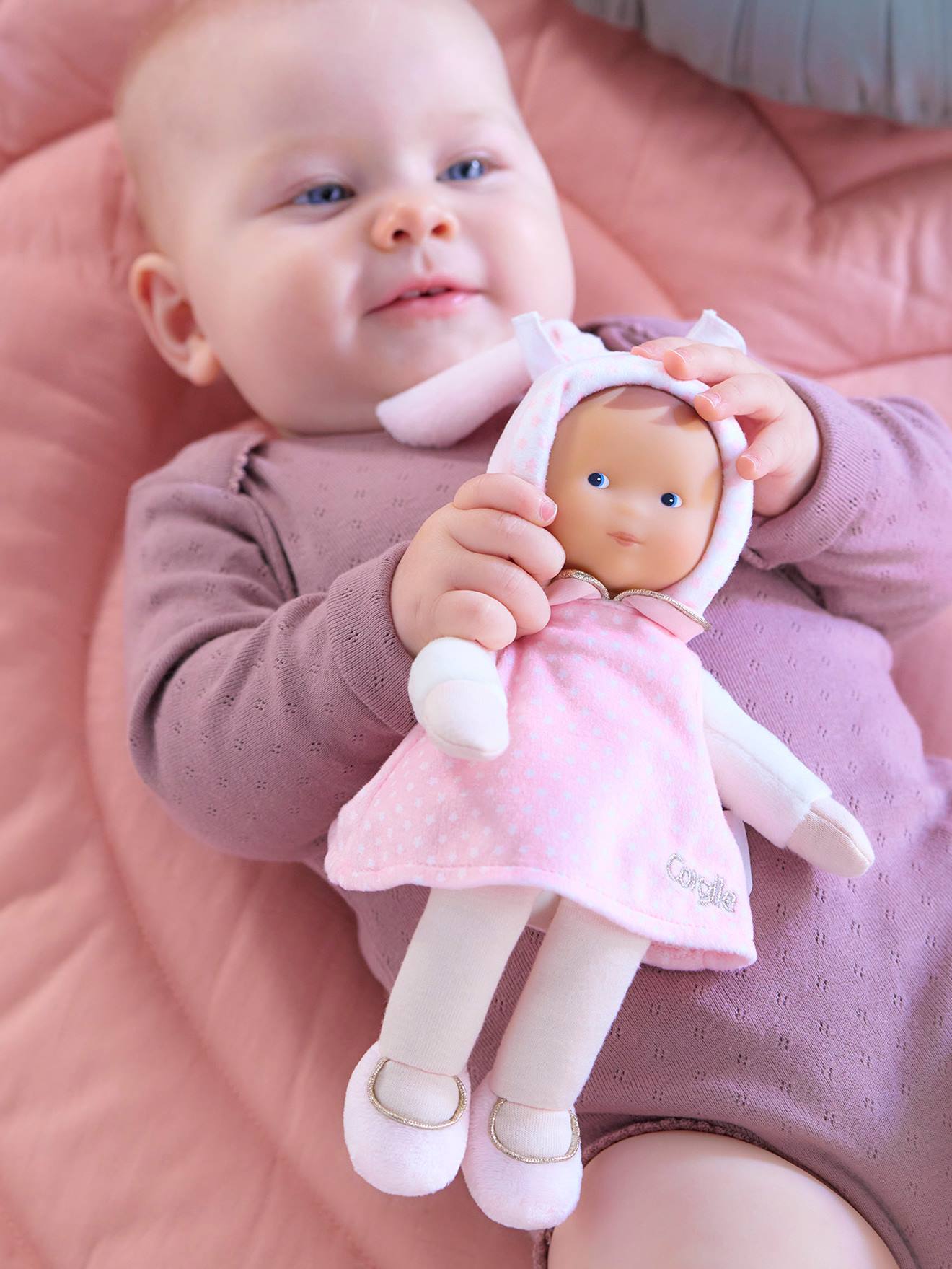 Corolle - Doudou Bébé Miss Rose Rêves D'étoiles - Corolle Rose
