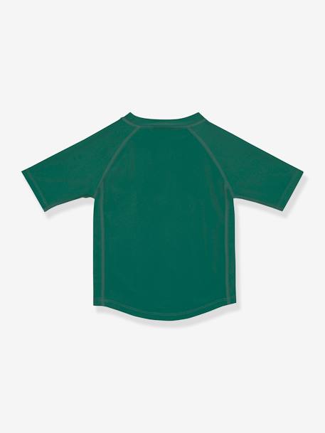 Tee-shirt anti-UV bébé Arc-en-ciel LÄSSIG manches courtes blanc+écru+rose poudré+vert 12 - vertbaudet enfant 