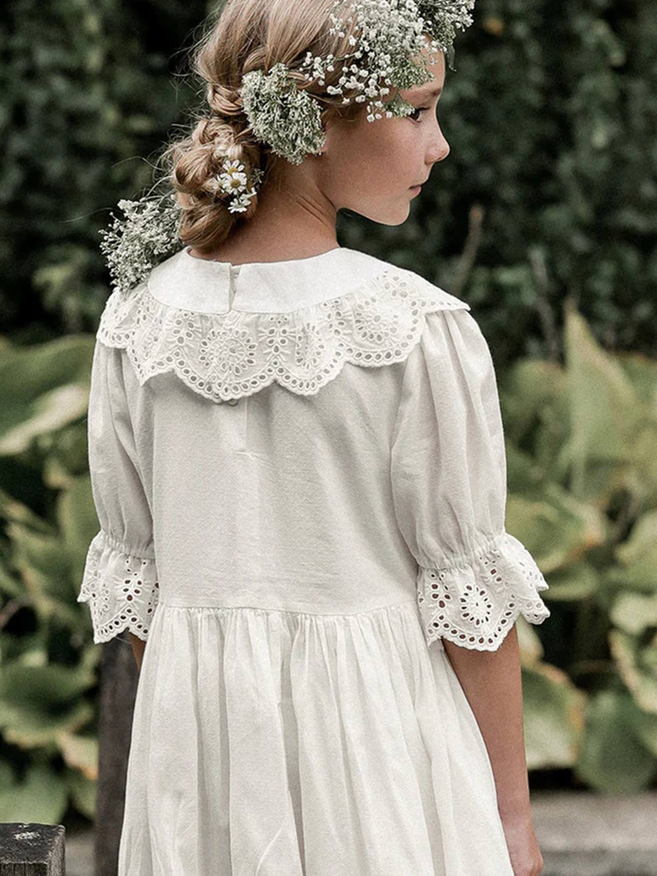 Robe de ceremonie Adeline fille CYRILLUS blanc