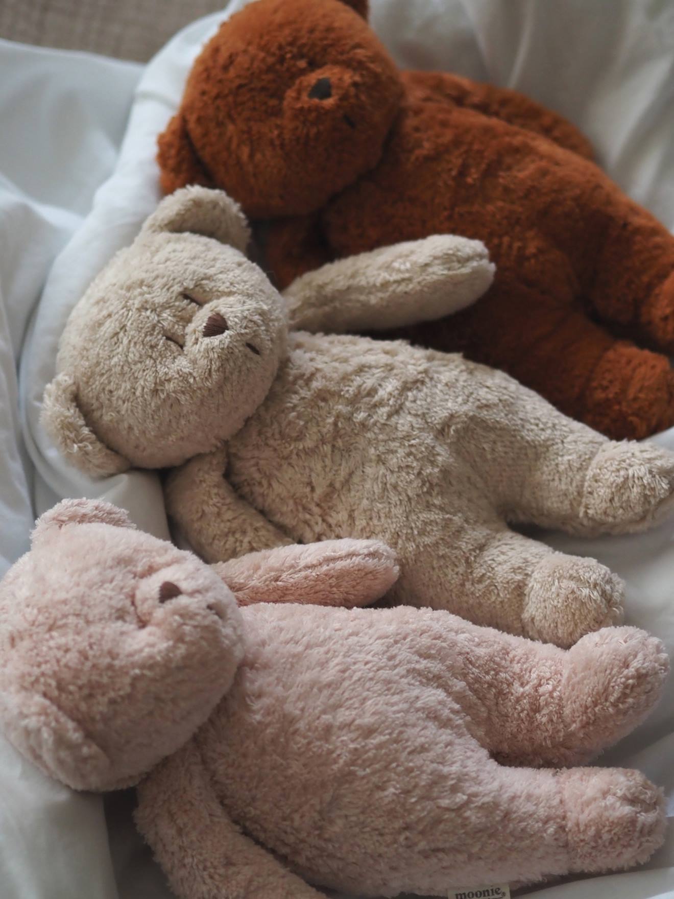 Peluche Moonie Ourson Nature Bio* Avec Sons & Lumières Cappuccino