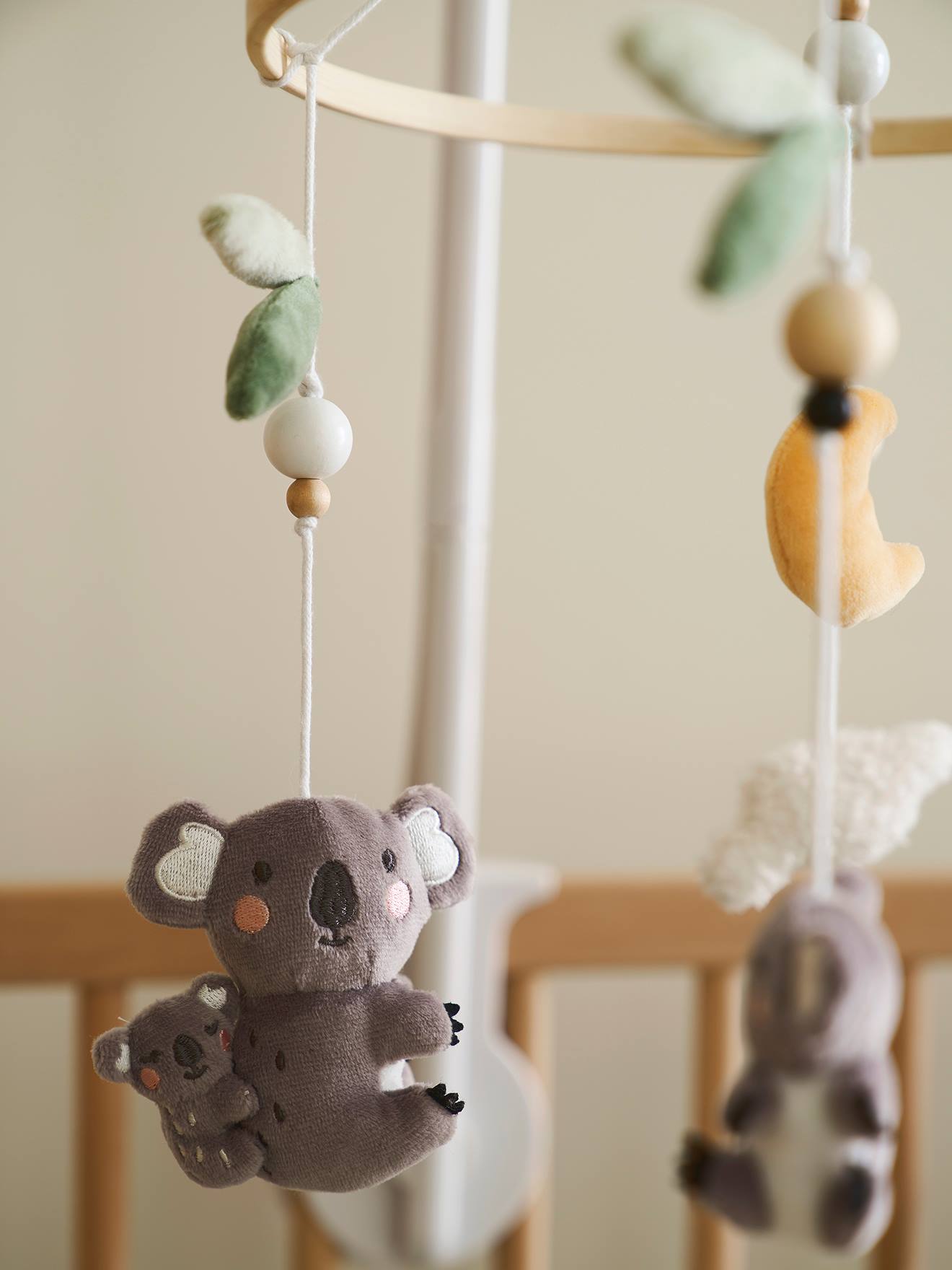 Mobile musical Koala gris