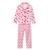 Pyjama long un zeste d'amour - Ensemble chemise et pantalon - 95% Coton - 5% Elasthanne - Rose ROSE 1 - vertbaudet enfant 