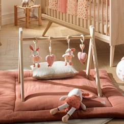 Jouet-Arche d'éveil bois avec 4 jouets à suspendre Esmée