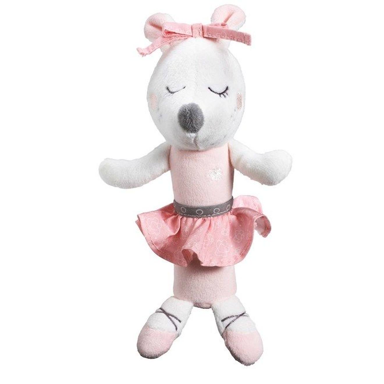 Hochet - Lilibelle - Petite Souris Danseuse Étoile - Rose - Pour Bébé Fille Dès 1 Mois Rose