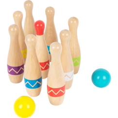 Jouet-Jeux de plein air-Jeu de quilles en bois - SMALL FOOT - LEGLER - Multicolore - Pour enfants à partir de 3 ans