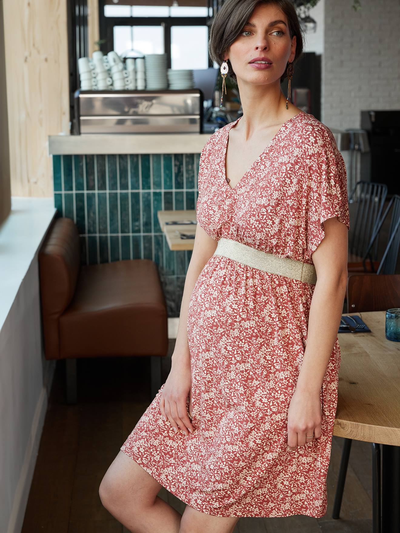 Robe Femme Enceinte Vertbaudet Robe Fluide Maternité VERTBAUDET - Terracotta 42/44 - Allaitement Et Grossesse Hiver Chic Robe Femme Enceinte Vertbaudet Robe Fluide Maternité VERTBAUDET - Terracotta 42/44 - Allaitement Et Grossesse Hiver Chic