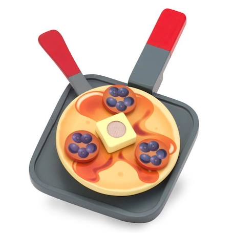 Kit pour pancakes en bois - Melissa & Doug - Jeu d'imitation ROUGE 2 - vertbaudet enfant 
