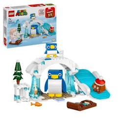 Jouet-LEGO® 71430 Super Mario Ensemble d’Extension Aventure dans la Neige pour la Famille Pingouin, Jouet avec Figurine Goomba