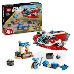 Jouet-LEGO® 75384 Star Wars Le Crimson Firehawk, Jouet de Construction avec Speeder Bike et Minifigurines