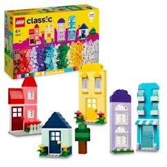 Jouet-Jeux d'imagination-Jeux de construction-LEGO® 11035 Classic Les Maisons Créatives, Jouet pour Garçons et Filles Dès 4 Ans, Briques de Construction