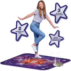 Jouet-Jeux d'arcade-Tapis de danse - Star Academy - 3 styles musicaux - 3 niveaux de danse - Mixte - A partir de 6 ans