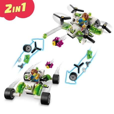 LEGO® 71471 DREAMZzz La Voiture tout-terrain de Mateo, Jouet avec Figurines, Buggy et Quadcopter Convertibles VERT 3 - vertbaudet enfant 
