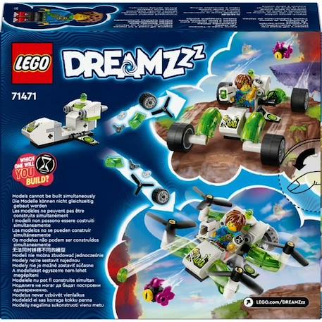 LEGO® 71471 DREAMZzz La Voiture tout-terrain de Mateo, Jouet avec Figurines, Buggy et Quadcopter Convertibles VERT 6 - vertbaudet enfant 