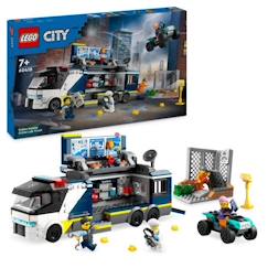 Jouet-Jeux d'imagination-LEGO® 60418 City Le Laboratoire de Police Scientifique Mobile, Jouet de Quad, Cadeau Enfants Dès 7 Ans, et Minifigurines