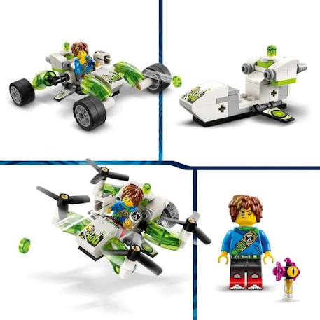 LEGO® 71471 DREAMZzz La Voiture tout-terrain de Mateo, Jouet avec Figurines, Buggy et Quadcopter Convertibles VERT 4 - vertbaudet enfant 