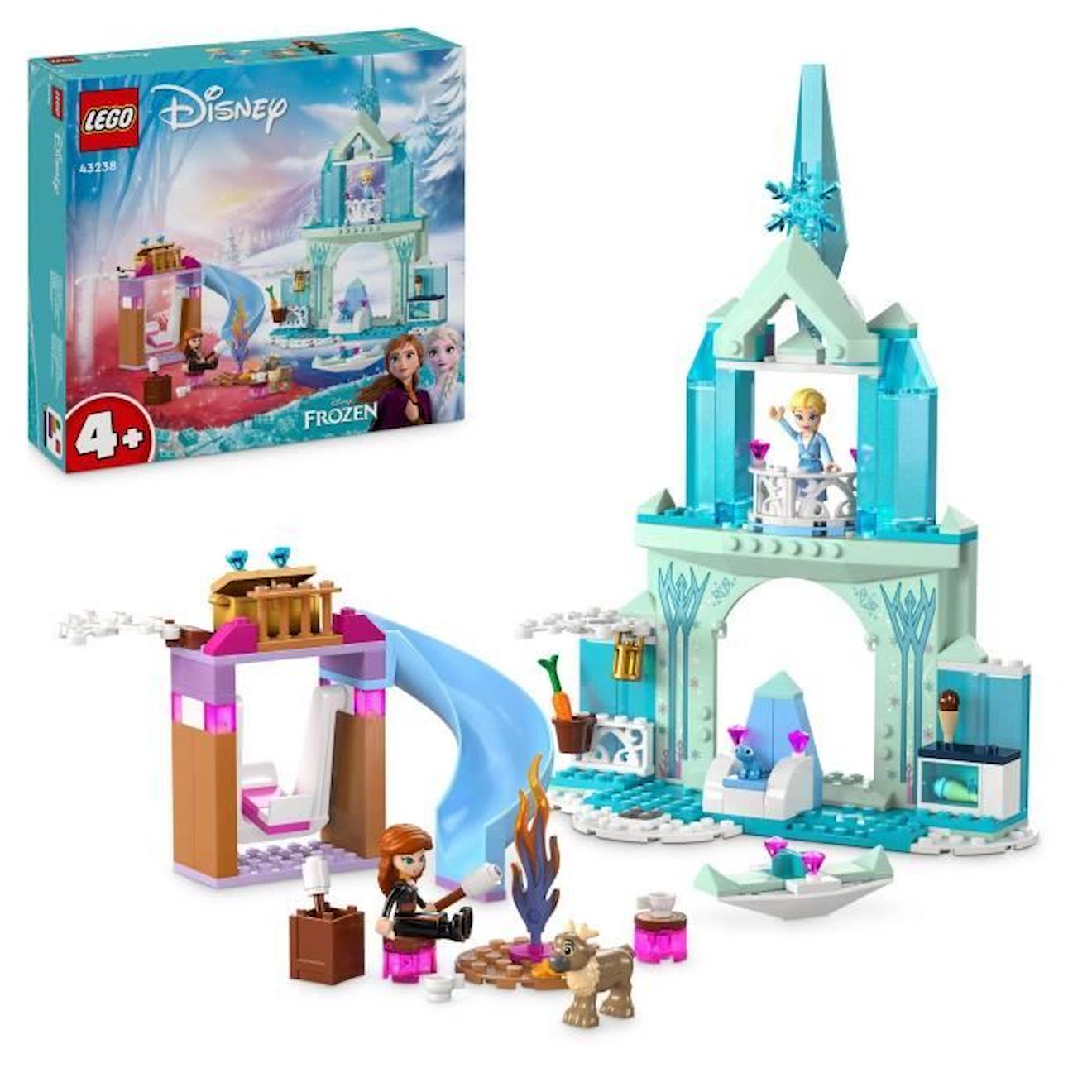 Lego® 43238 Disney Princess Le Château De Glace D’elsa, Jouet De Princesse La Reine Des Neiges, 2 Fi