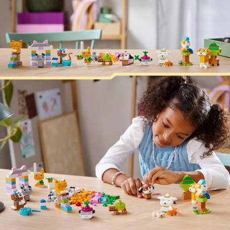 LEGO® 11034 Classic Les Animaux de Compagnie Créatifs, Jouet avec Animaux, Modèle Chien, Chat, Lapin, Hamster et Oiseau JAUNE 5 - vertbaudet enfant 