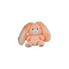 -Peluche - Fluffy - Lapin Orange - 15 CM - Doux - Mixte