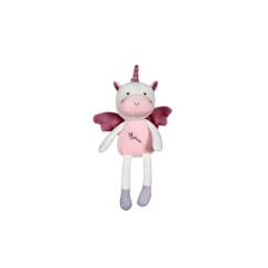 Jouet-Peluche - Bamboo - Pantin Licorne - 24 cm - Rose - Mixte