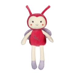 Jouet-Peluche - Bamboo - Pantin Coccinelle - 24 cm - Rose - Mixte