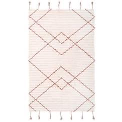 -Tapis enfant - Nattiot - Viktor - Coton naturel - 100x150 cm - Ambre