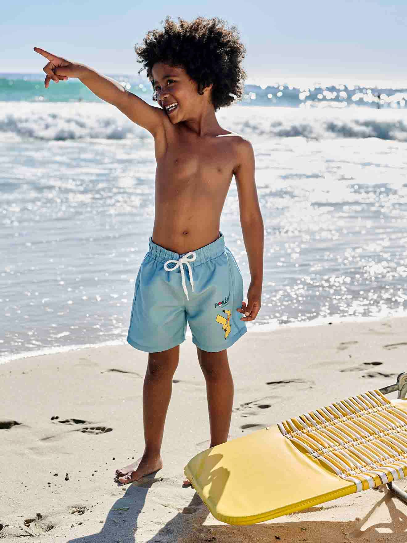 Short De Bain Superman Pour Garçon - Taille S (6/7 Ans) - Multicolore - Occasion