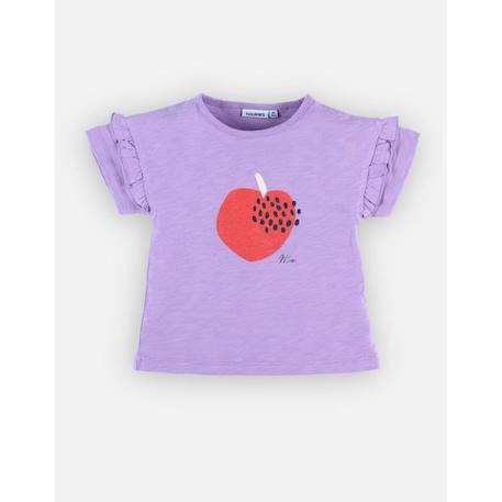 Bébé-T-shirt, sous-pull-T-shirt manches courtes imprimé pomme